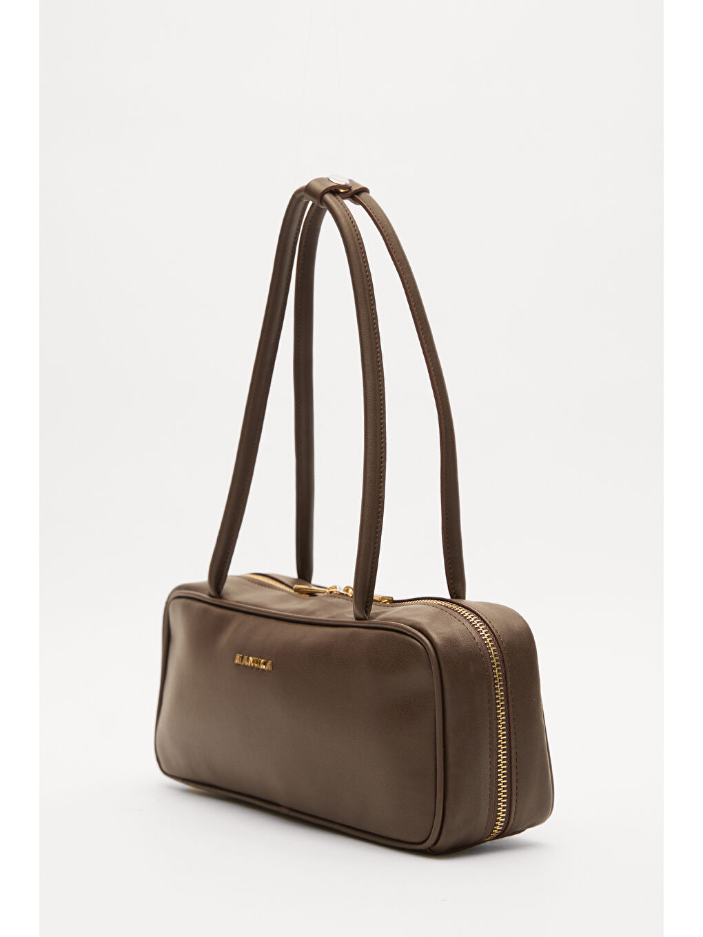 Sımona Bowling Çanta Kahverengi-5