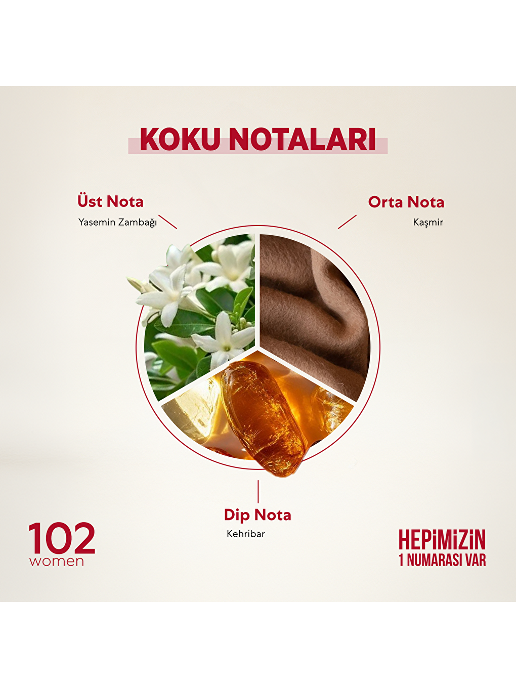 Kadın Oriental Parfüm 50ml No:102-1