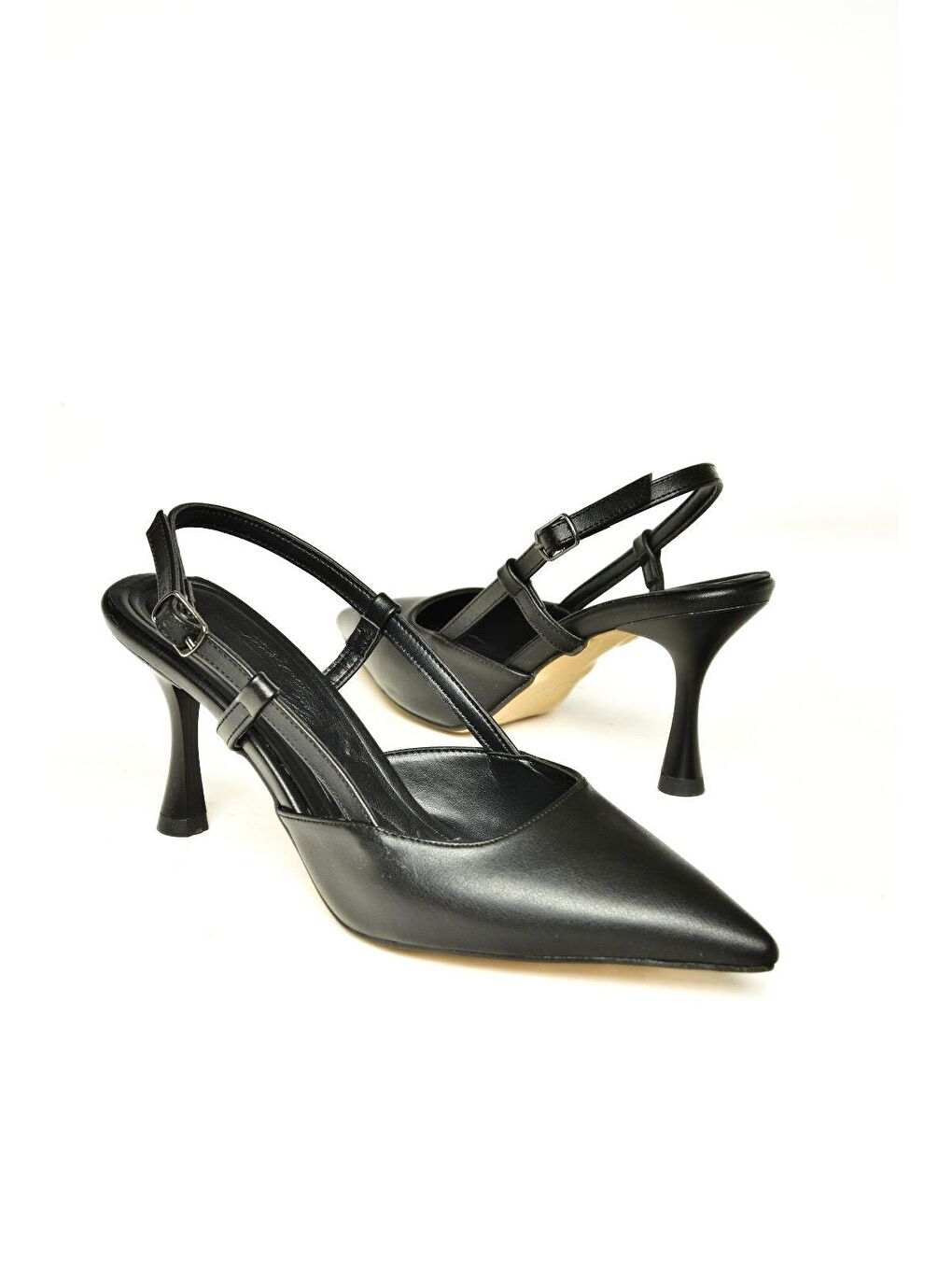 U4804411 Siyah Kadın Topuklu Ayakkabı-2