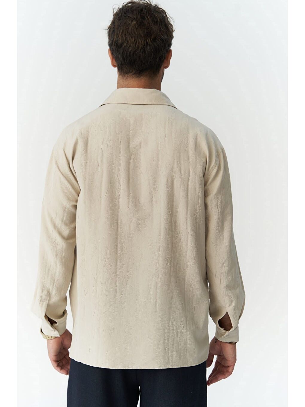 Juan Erkek Bej Gömlek-3