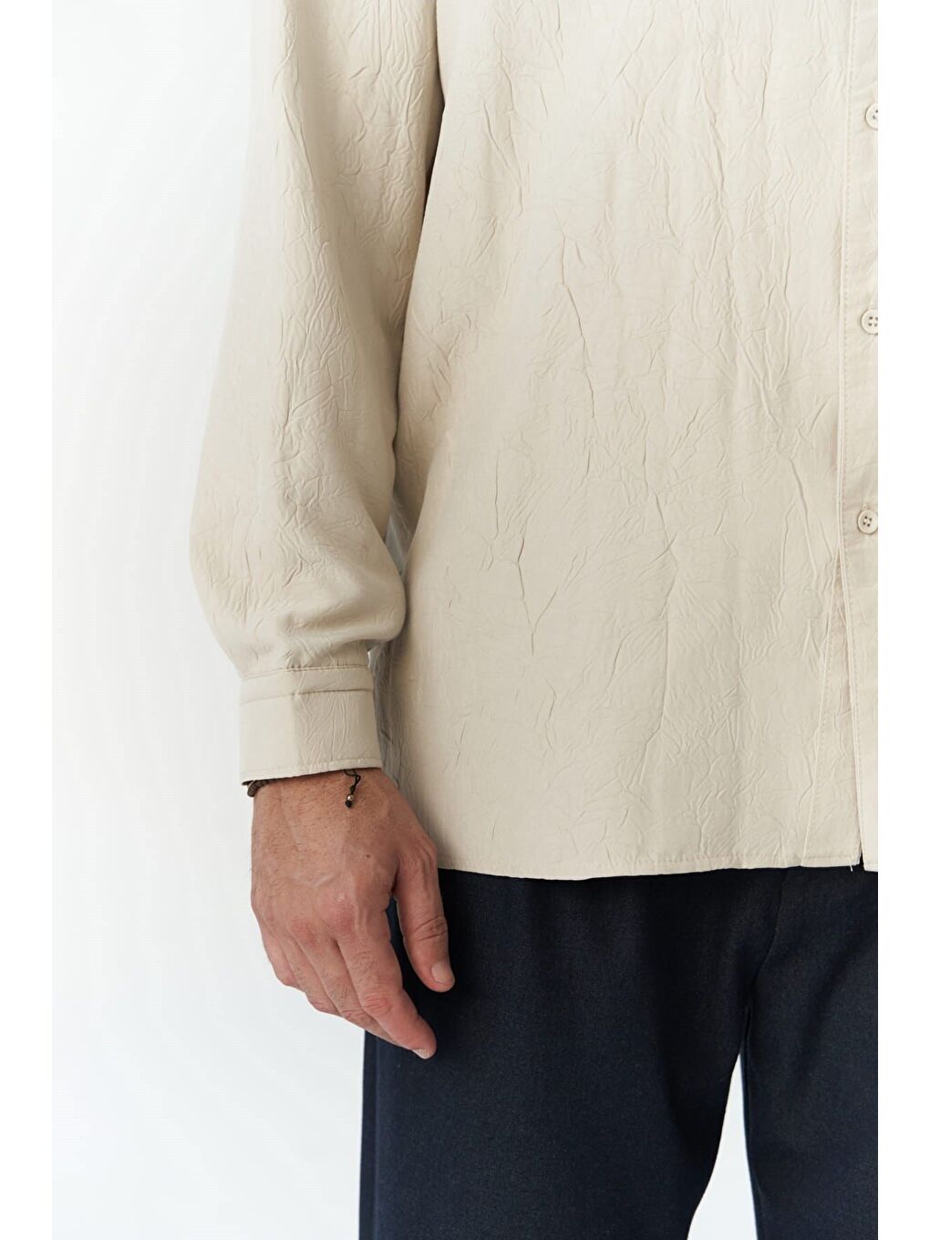 Juan Erkek Bej Gömlek-5