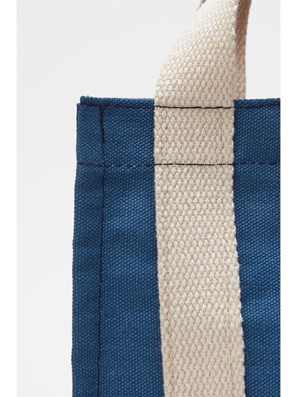 Çapraz Askılı Kanvas Çanta Lacivert-3