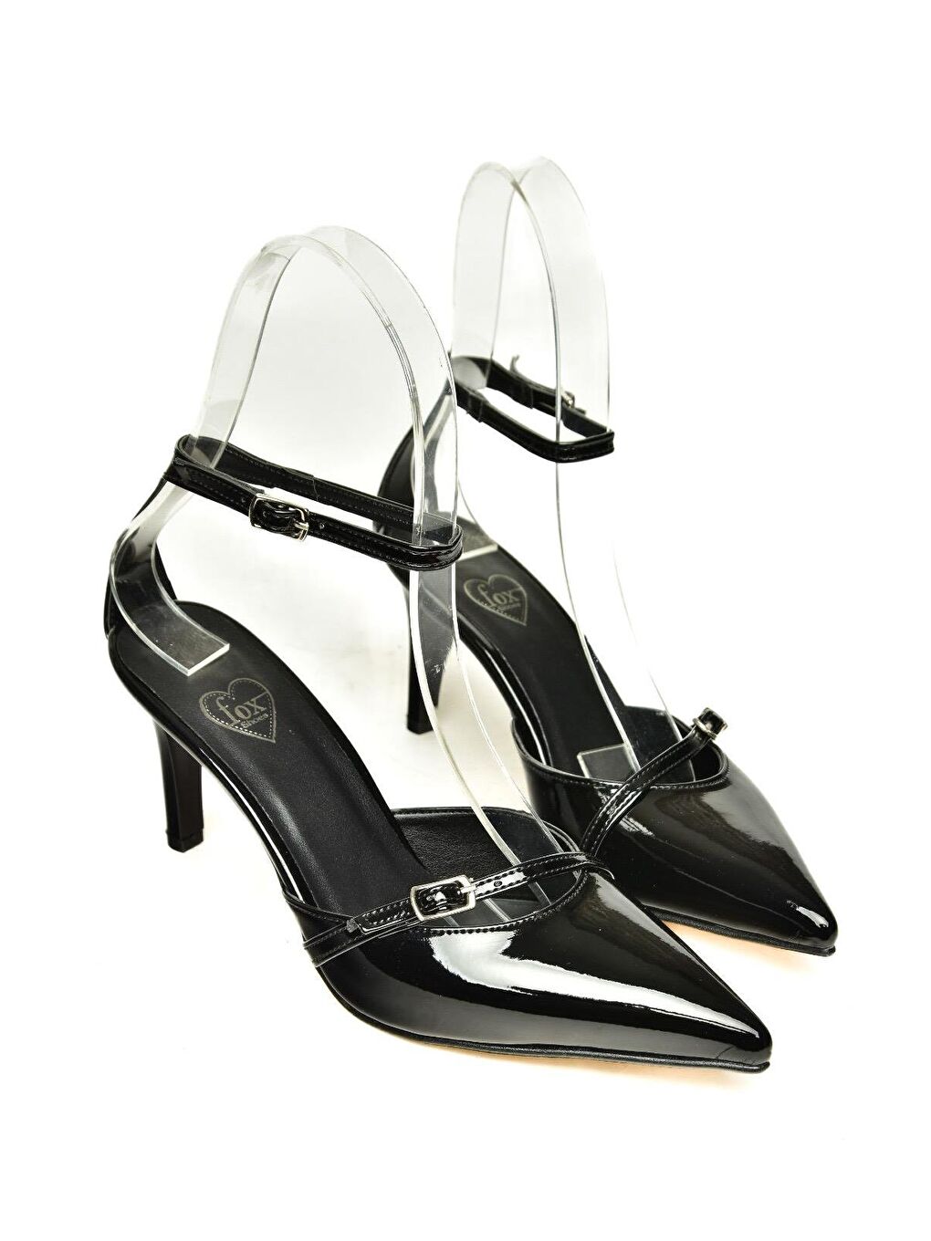 U6540741 Siyah Kadın Topuklu Ayakkabı-2