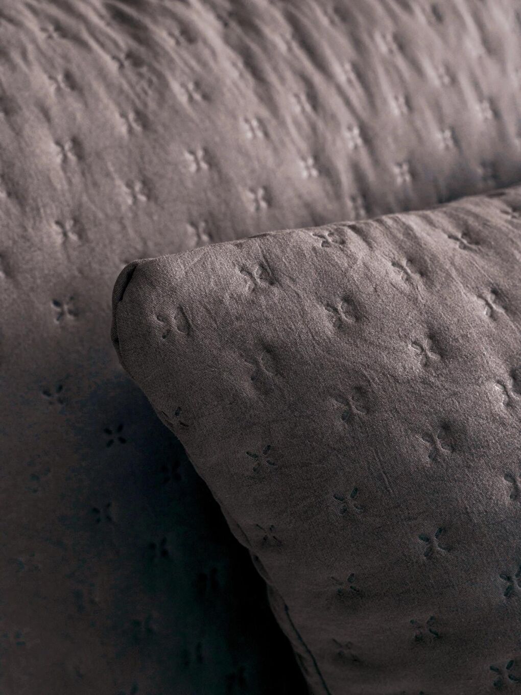 Pembe Bedspreado Yıkanmış Mikro Gül Kurusu Yatak Örtüsü Set Çift Kişilik 220x240-2