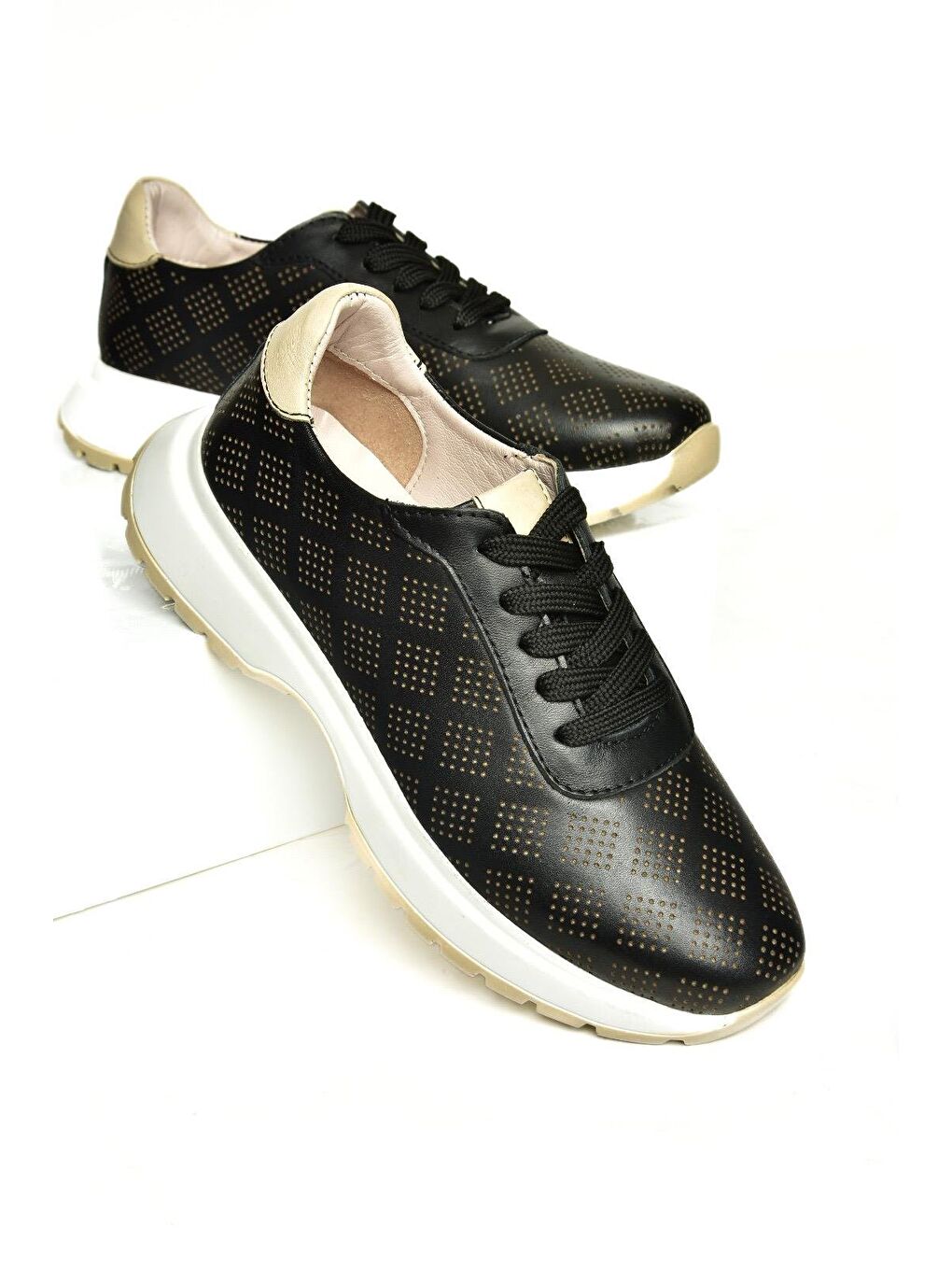 U5550256 Siyah Kadın Sneakers-2