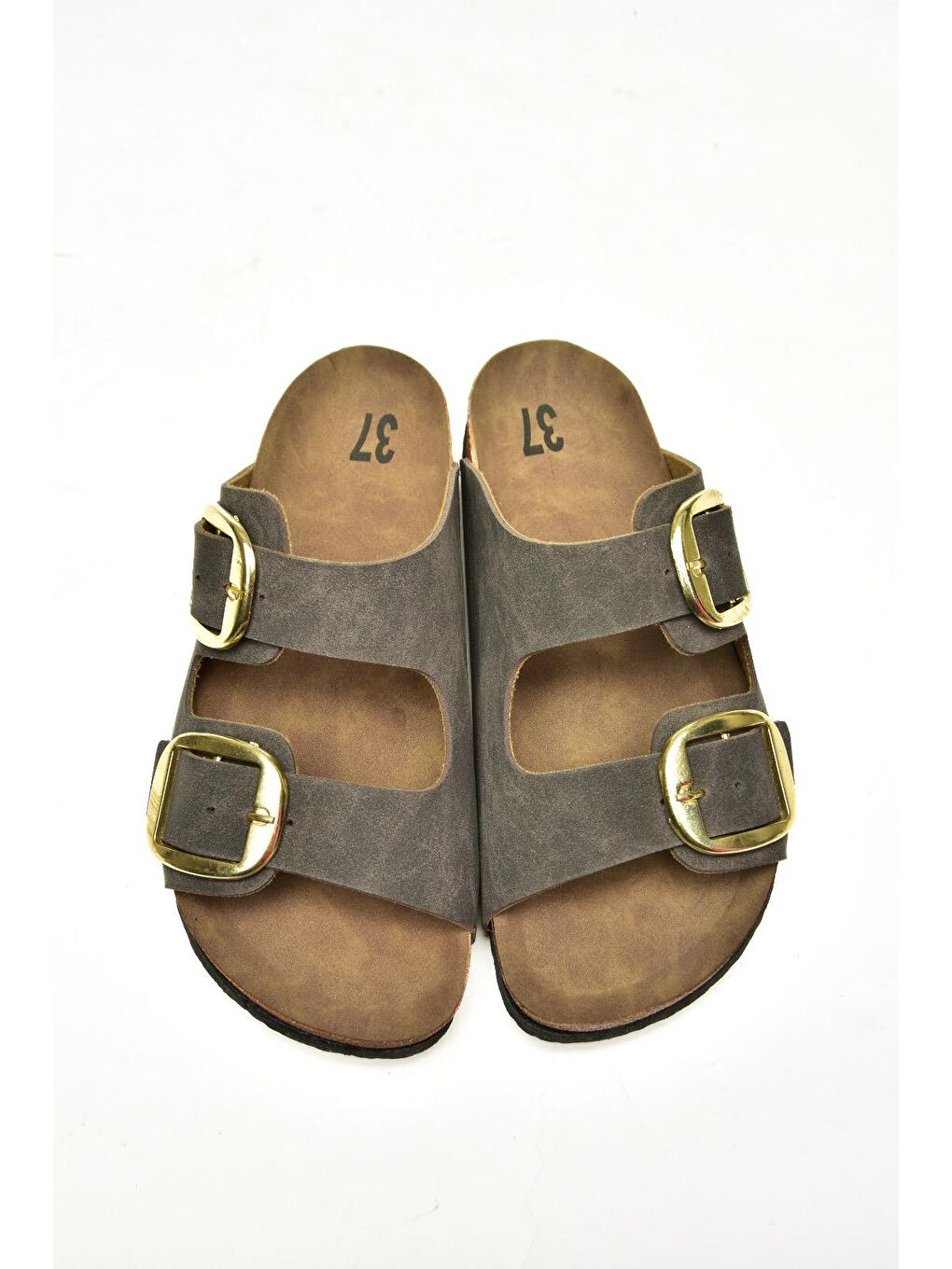 P7775174 Kahverengi Kadın Terlik-3