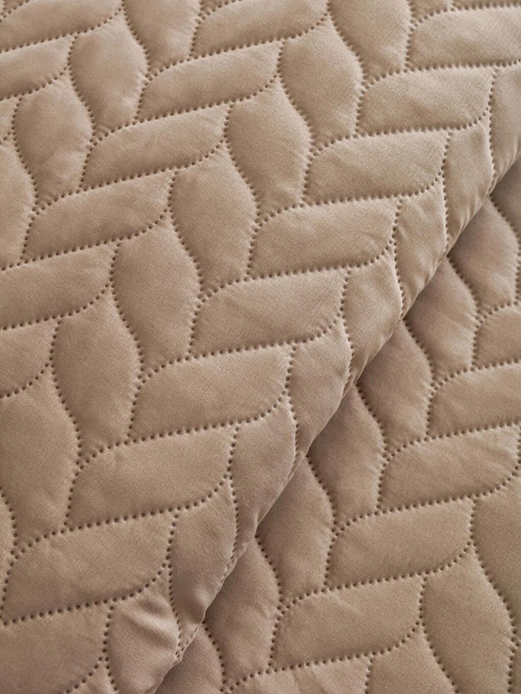 Kahverengi Bedspreado Toprak Yatak Örtüsü Çift Kişilik 230x250-1