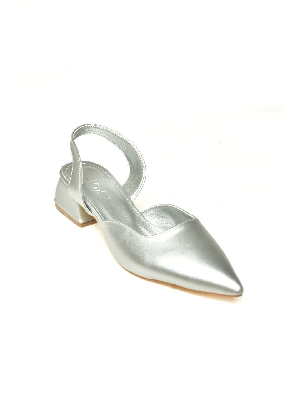 Gri U9980111 Gümüş Kadın Topuklu Ayakkabı-2