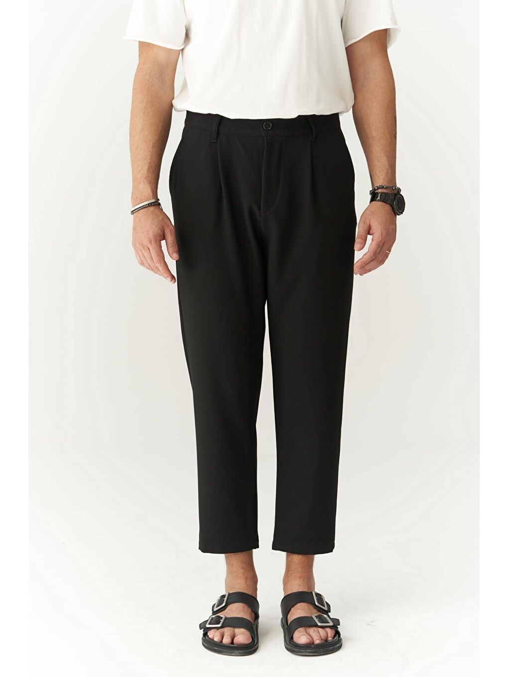 Myles  Siyah Erkek Pantolon-1