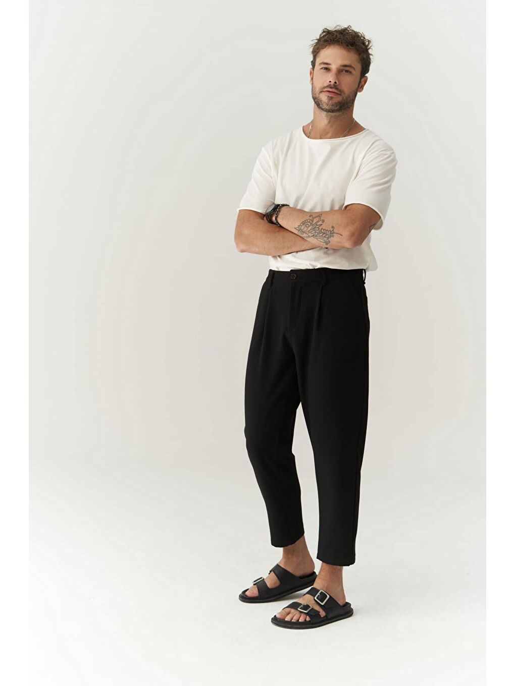 Myles  Siyah Erkek Pantolon-5