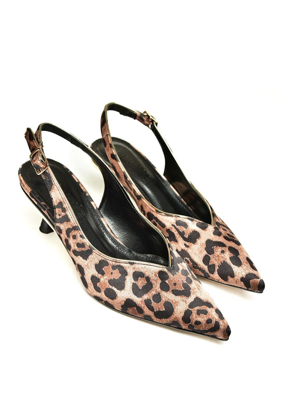 Kahverengi U8205033 Taba Kadın Topuklu Ayakkabı-2