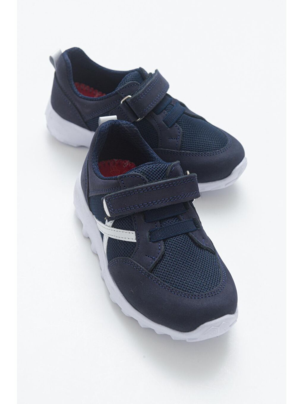 Unisex Çocuk Lacivert Deri Ortopedik Destekli Spor Ayakkabı-1