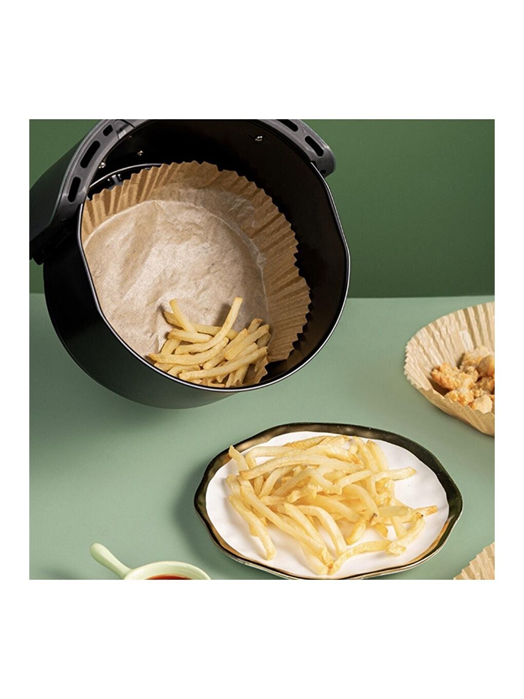 Bej Airfrey Yanmaz Pişirme Kağıdı 20 cm