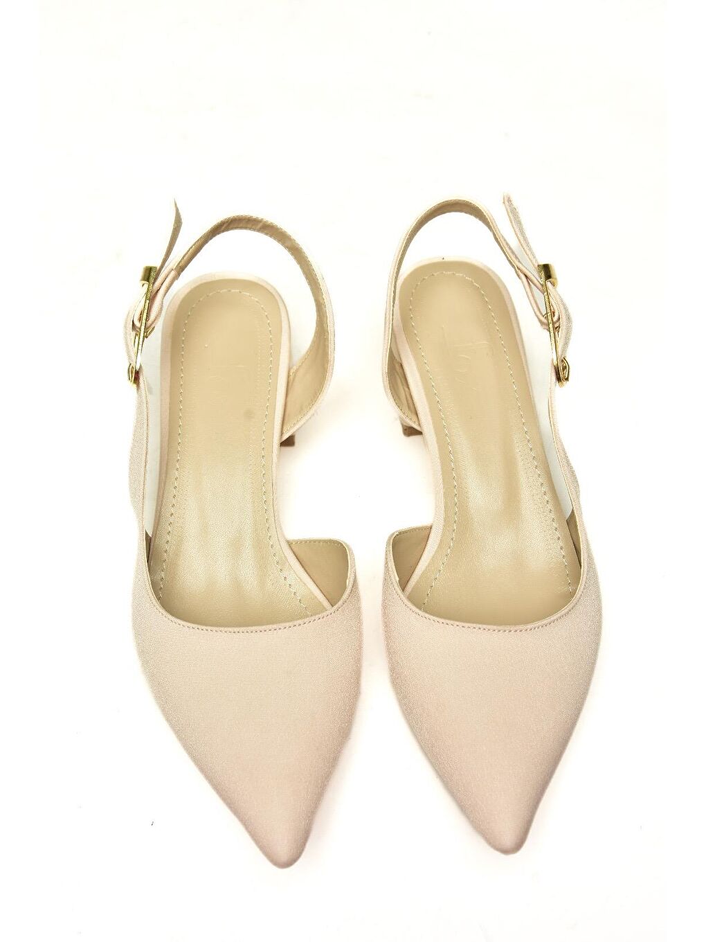 U9982124 Bej Kadın Topuklu Ayakkabı-2