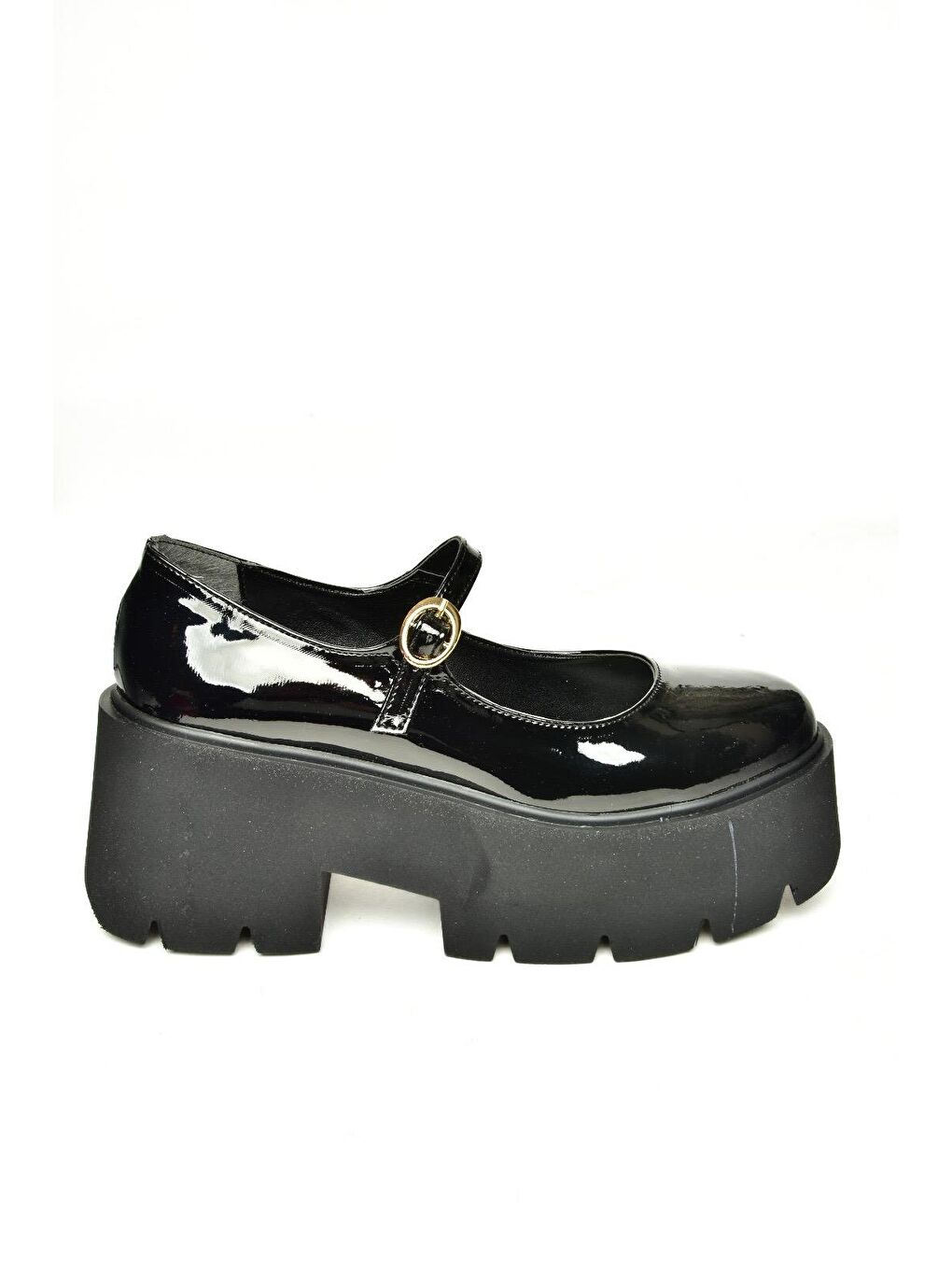 U2729067 Siyah Kadın Dolgu Topuklu Ayakkabı