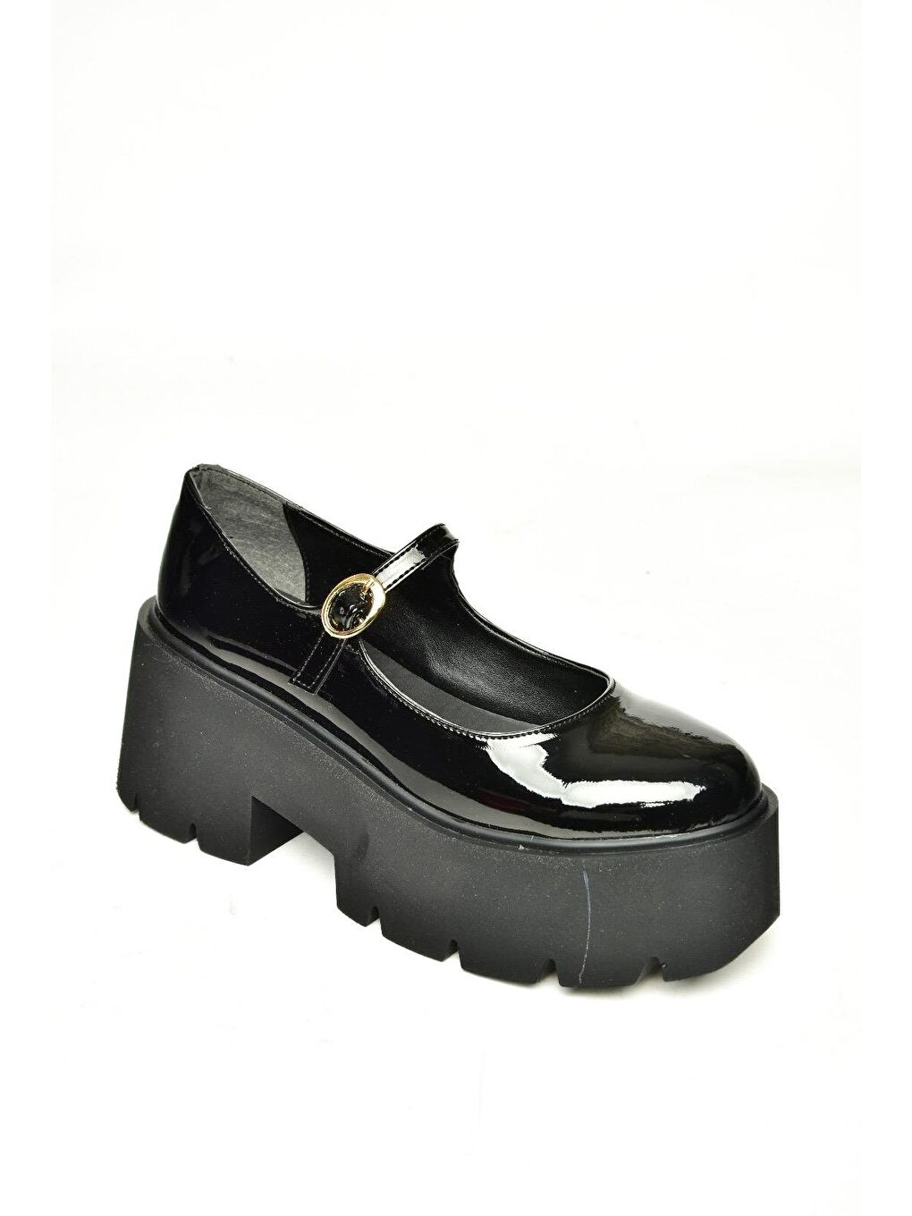 U2729067 Siyah Kadın Dolgu Topuklu Ayakkabı-1