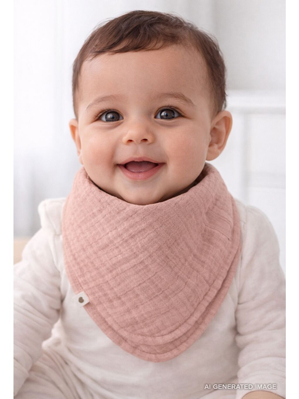 Bandana Bib - Blush