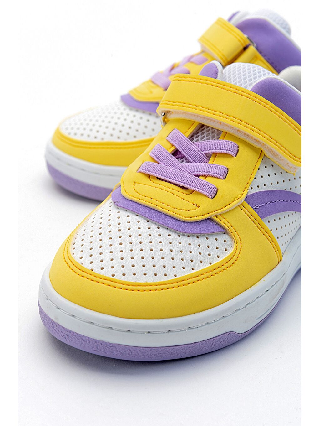 Kız Çocuk Sarı-Lila Sneaker Ayakkabı-1
