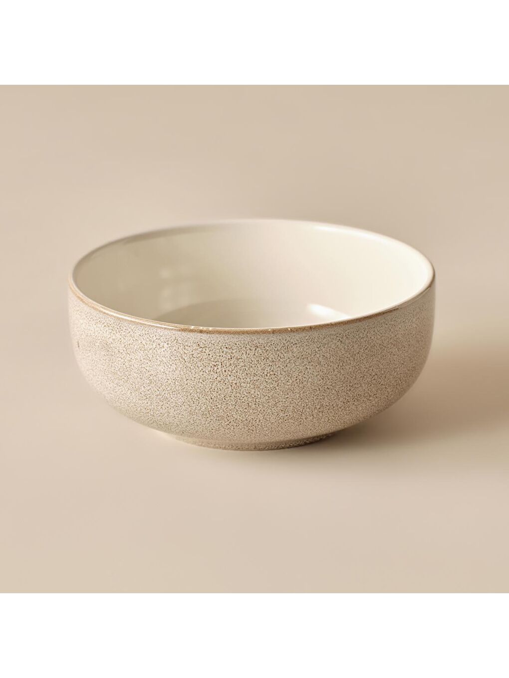 Glaze Stoneware Kase 4'lü Gri-1