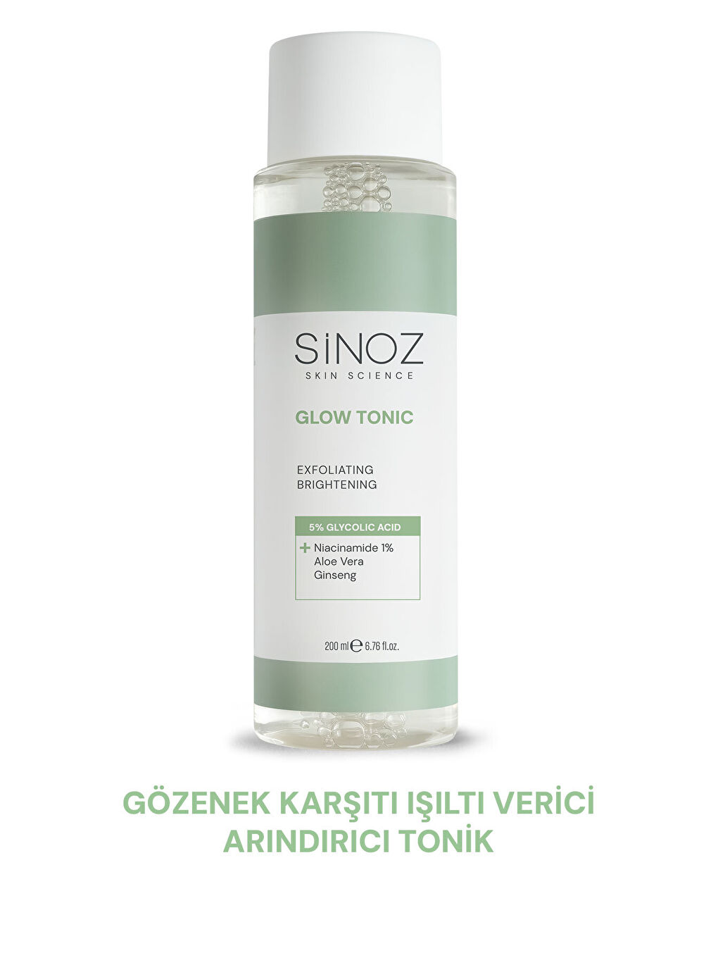 Gözenek Sıkılaştırıcı Arındırıcı Canlandırıcı Peeling Etkili Glow Tonik Glycolic Acid %5 200 ml