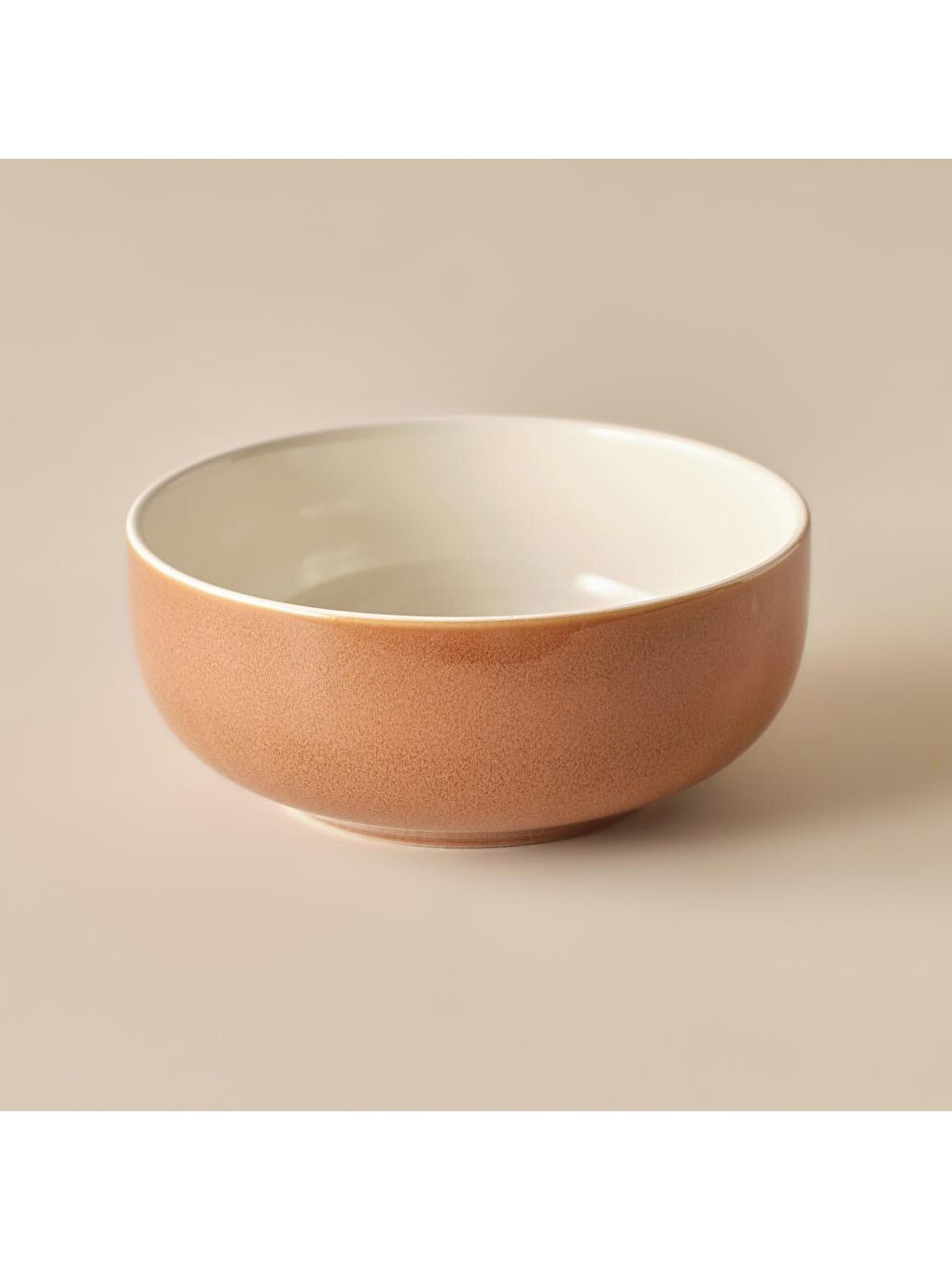 Kahverengi Glaze Stoneware 4 Parça 2 Kişilik Kahvaltı Seti Kiremit-2