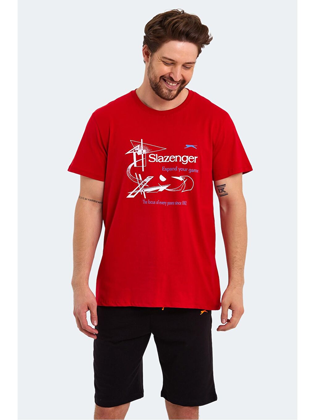 KARNEN OVER Erkek Tişört Kırmızı-4