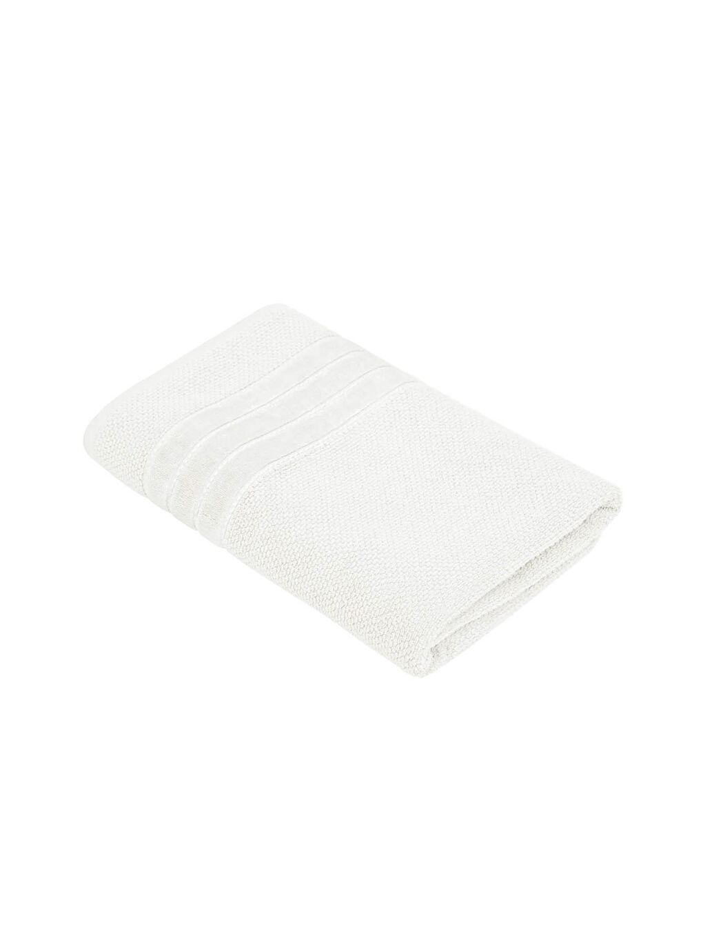 Ekru Anna Banyo Havlusu %100 Pamuk Jakarlı Krem 80x150 Cm