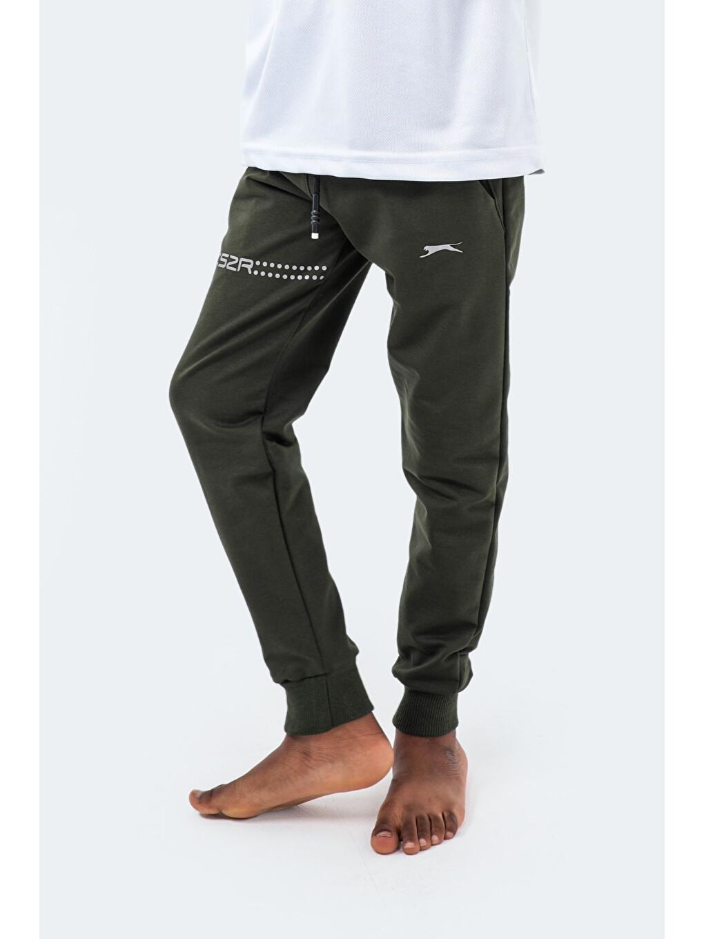 SLAZENGER Haki DESTA Unisex Çocuk Eşofman Altı Haki