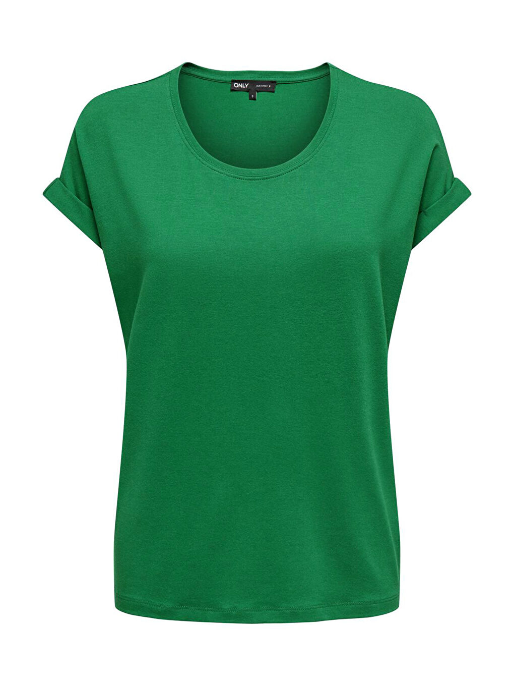 Yeşil Regular Fit Bisiklet Yaka Onlmoster Kadın T Shirt 15106662-5