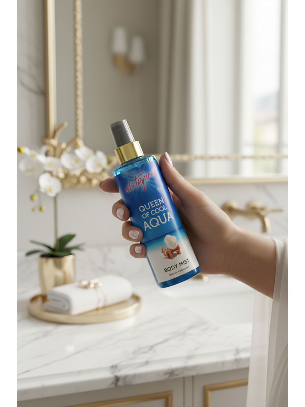 QueenOf Cool Aqua Body Mist Vücut Spreyi, Mykonos’un Mistik Kokusu, Fresh Okyanus, 200 ml-3