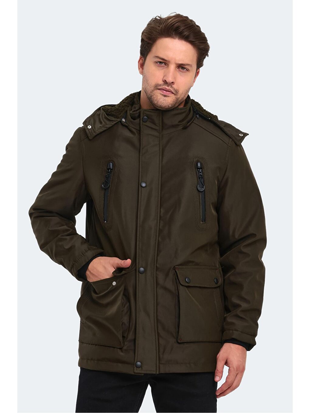 HARLEY Erkek Mont & Kaban Haki