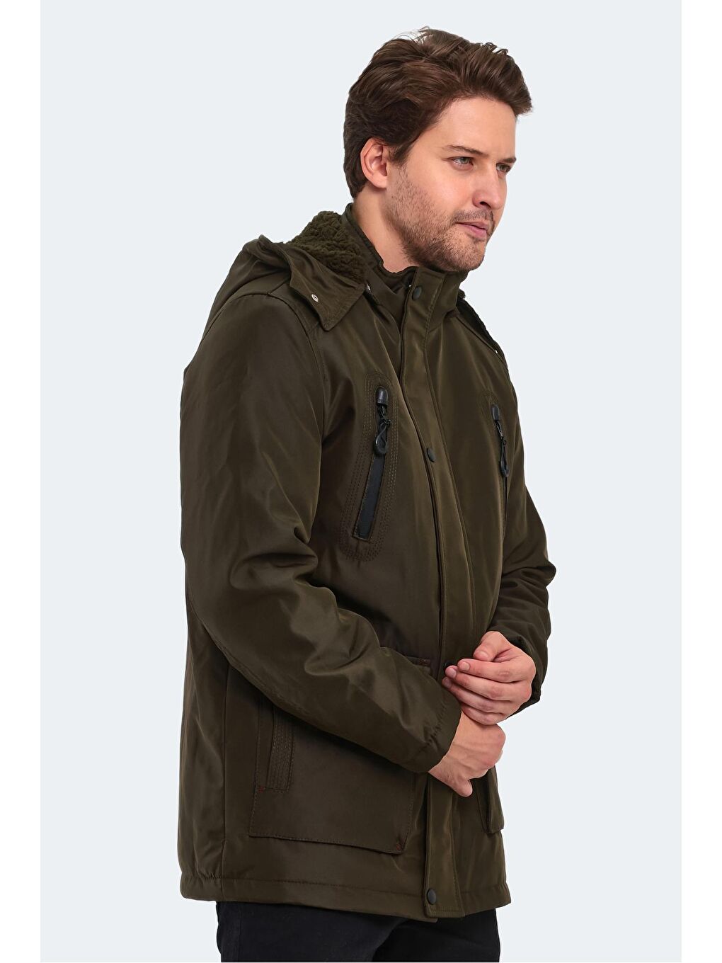 HARLEY Erkek Mont & Kaban Haki-2