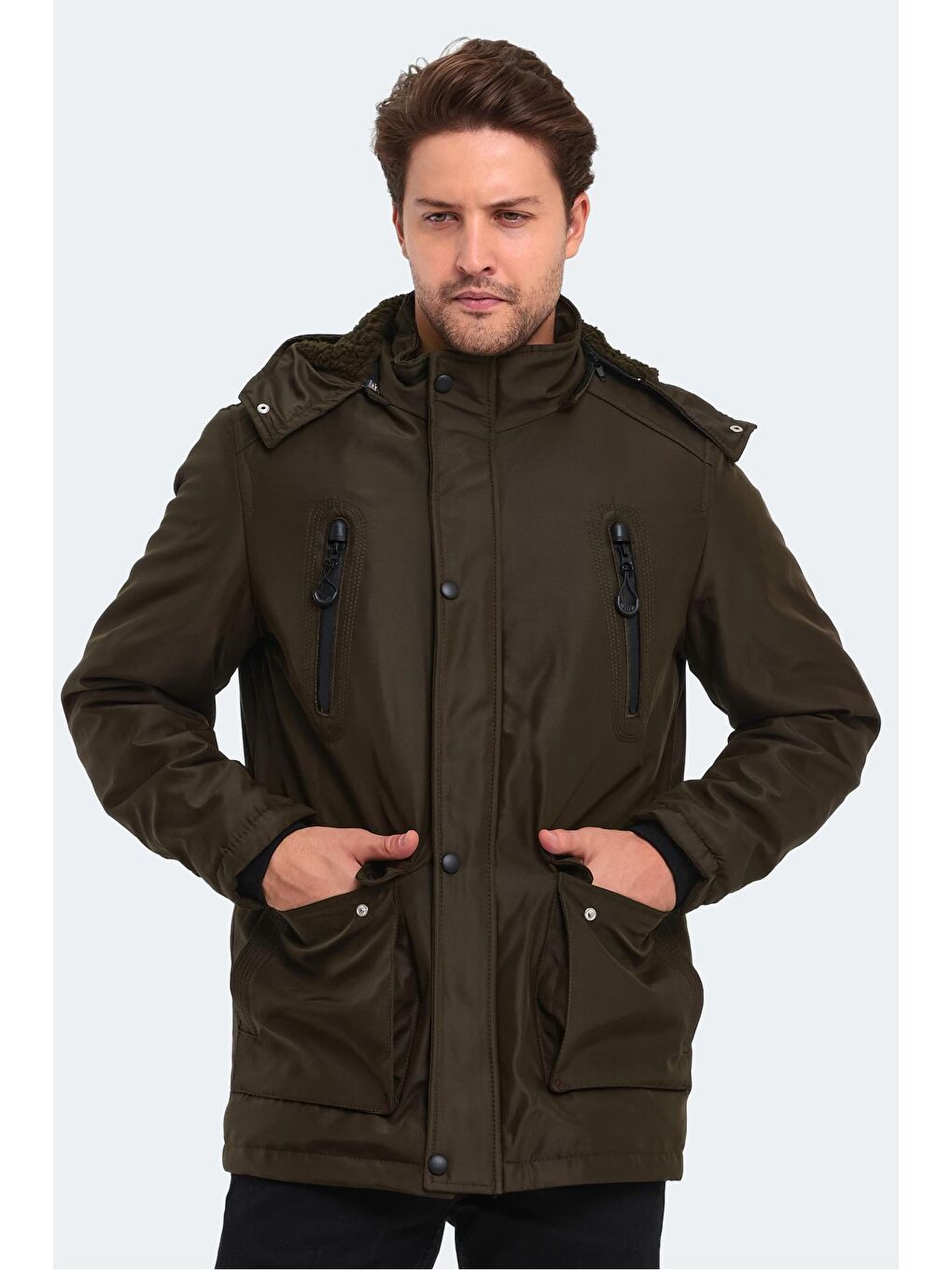 HARLEY Erkek Mont & Kaban Haki-3
