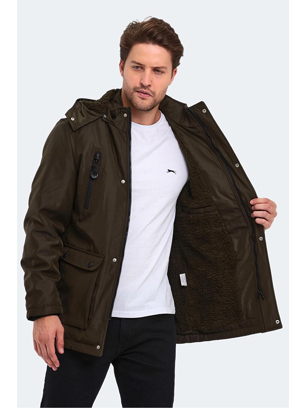 HARLEY Erkek Mont & Kaban Haki-4