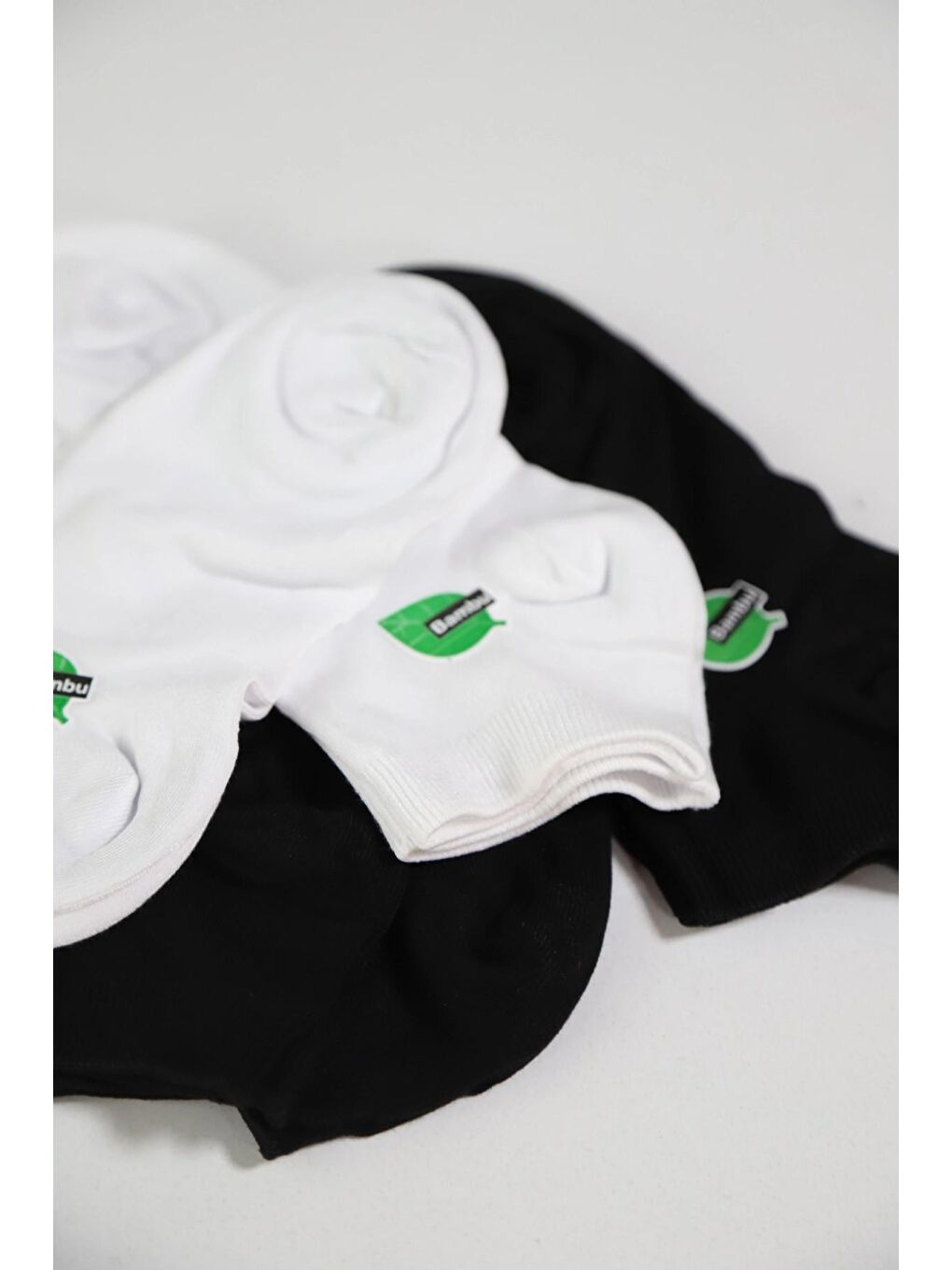 Siyah 5 Çift Renkli Kadın Çorap-2