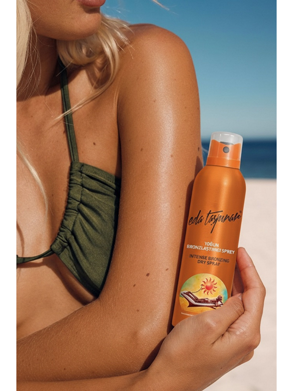 SPF 0, Aerosol Sprey, Kolayca Sürülebilen, Yoğun Bronzlaştırıcı Yağ,! Buğday & Koyu Tenliler, 200 ml-2