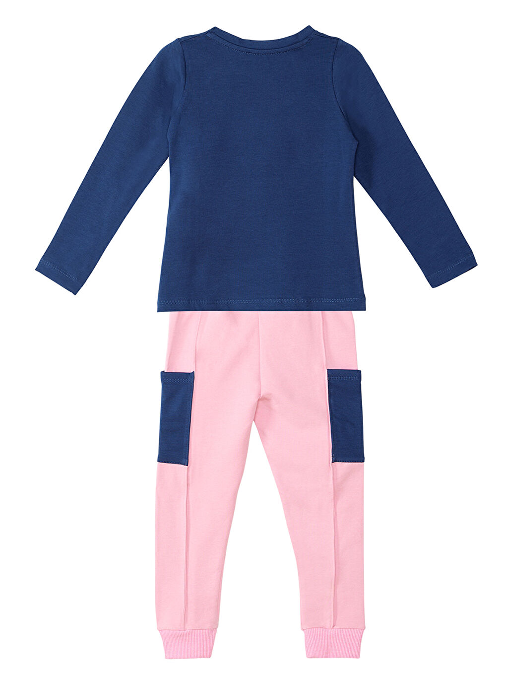 Karışık Cute Fox Kız Çocuk Tişört Pantolon Takım-3