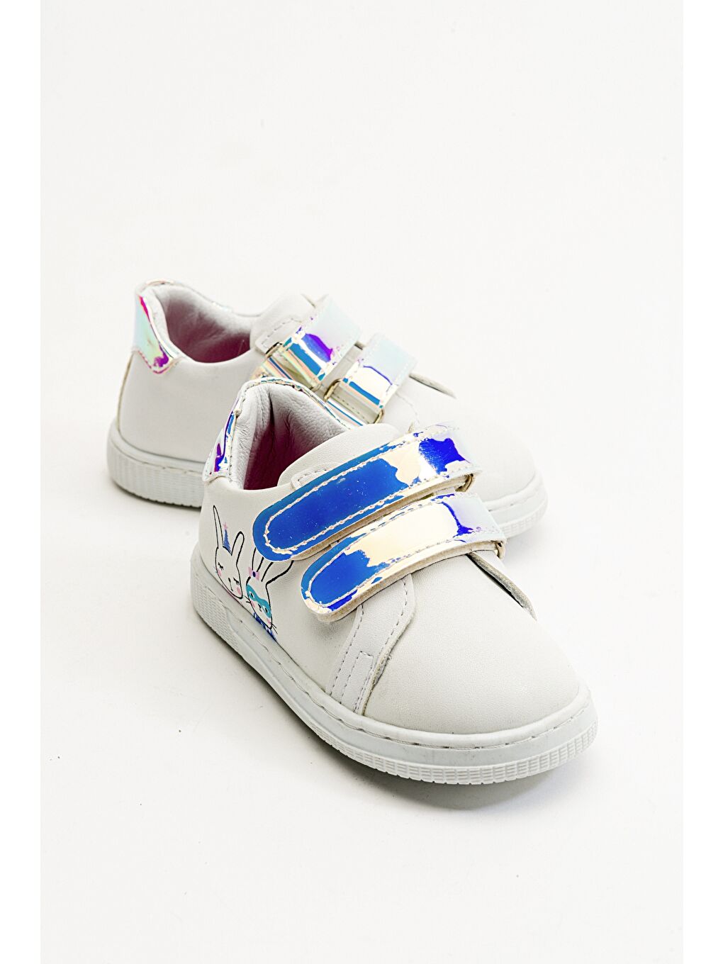 Kız Bebek Beyaz İlk Adım Günlük Ayakkabı