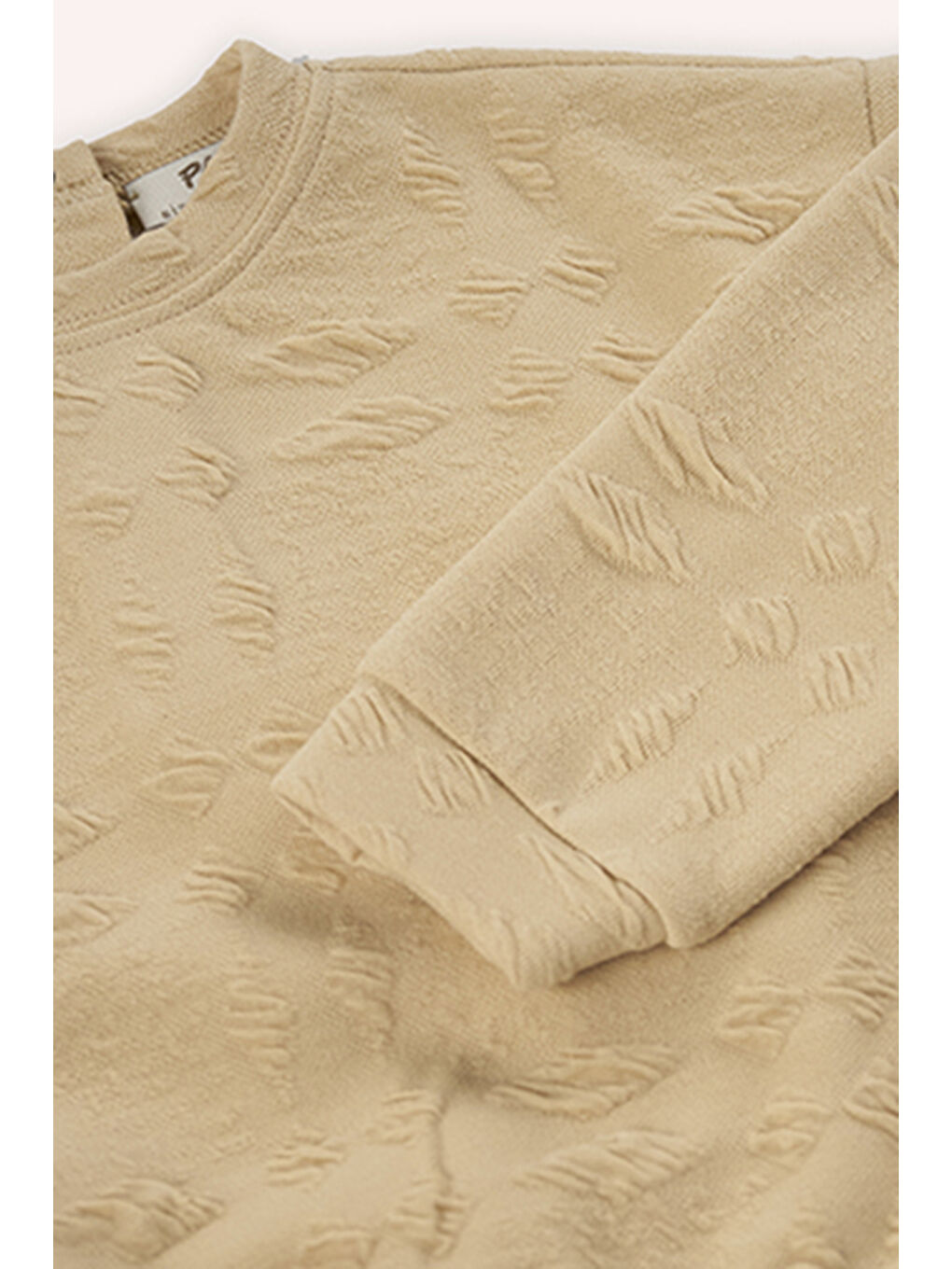 Bej Kız Çocuk Sweatshirt-2