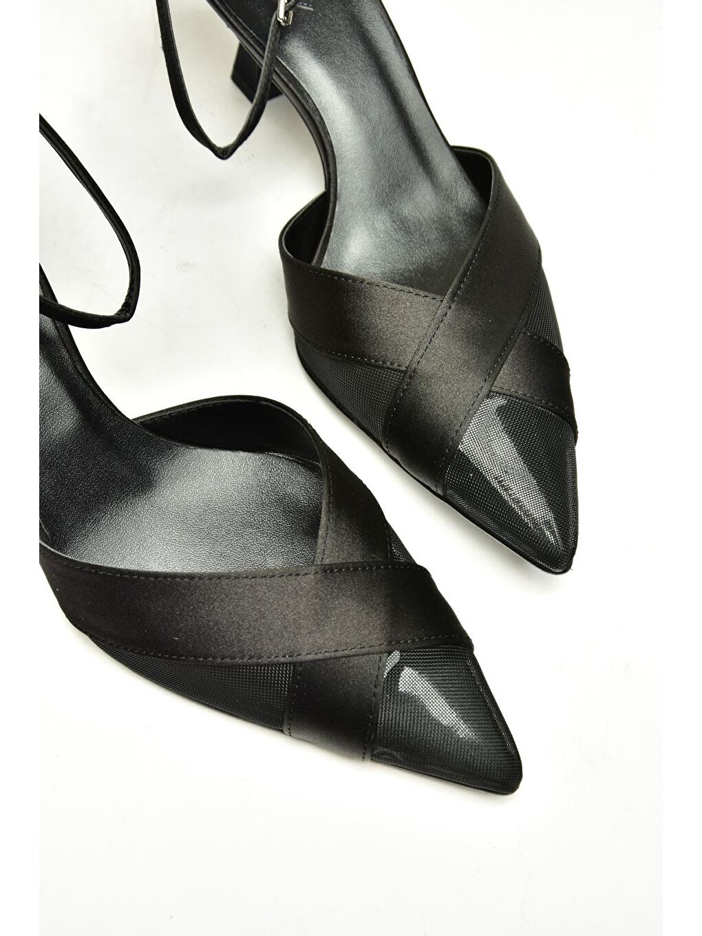 U6540742 Siyah Kadın Topuklu Ayakkabı-2