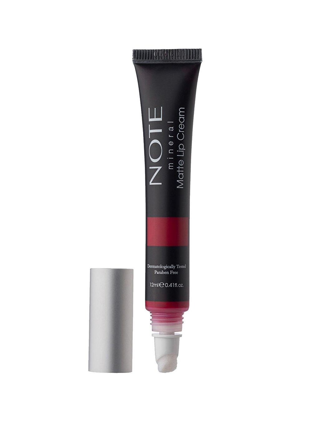 Note Cosmetique Kırmızı Mineral Matte Lip Cream Yarı Mat Bitişli Likit Ruj 06 Go Red - Kırmızı