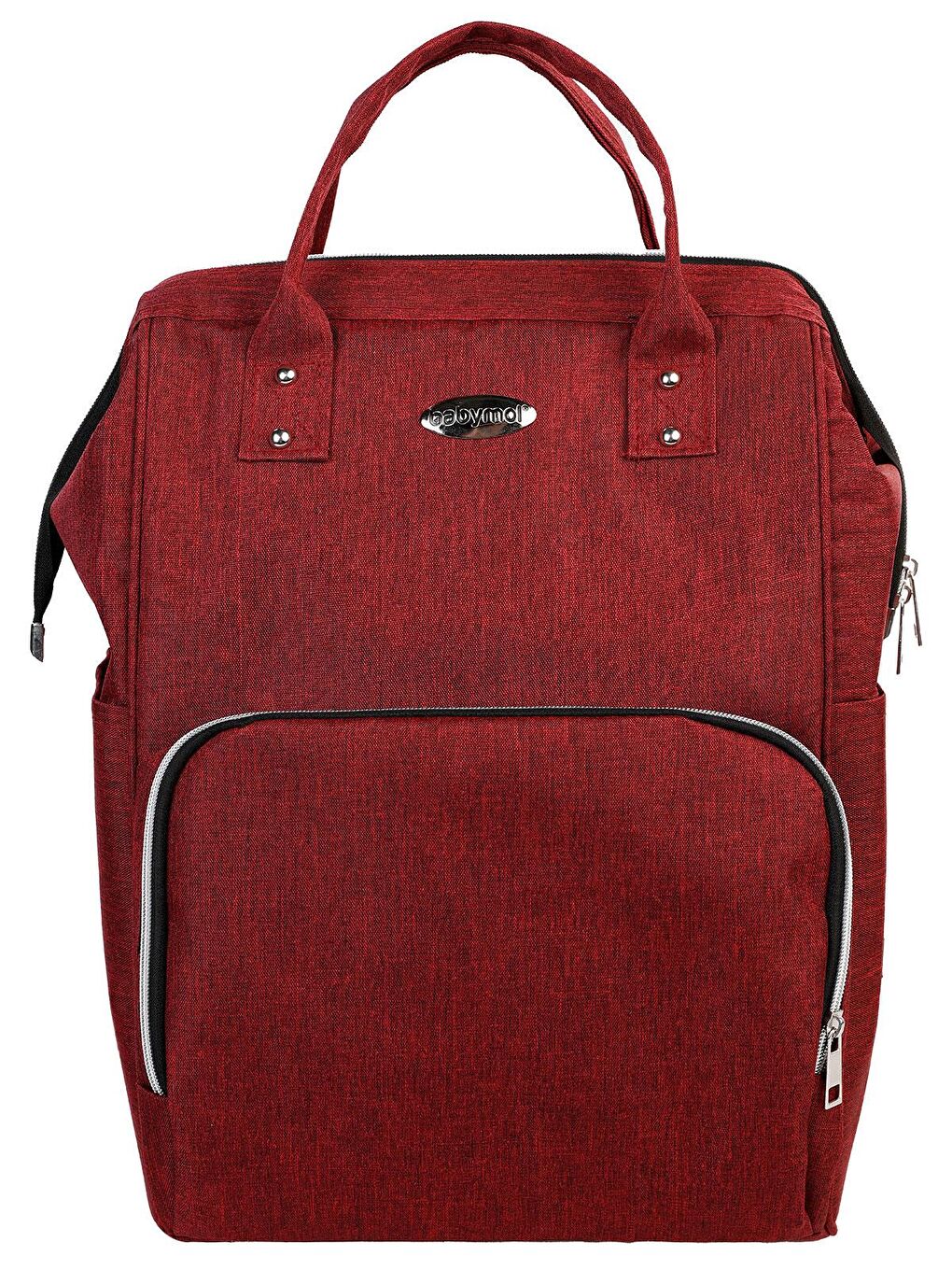 Linen Anne Bebek Bakım Sırt Çantası Bordo