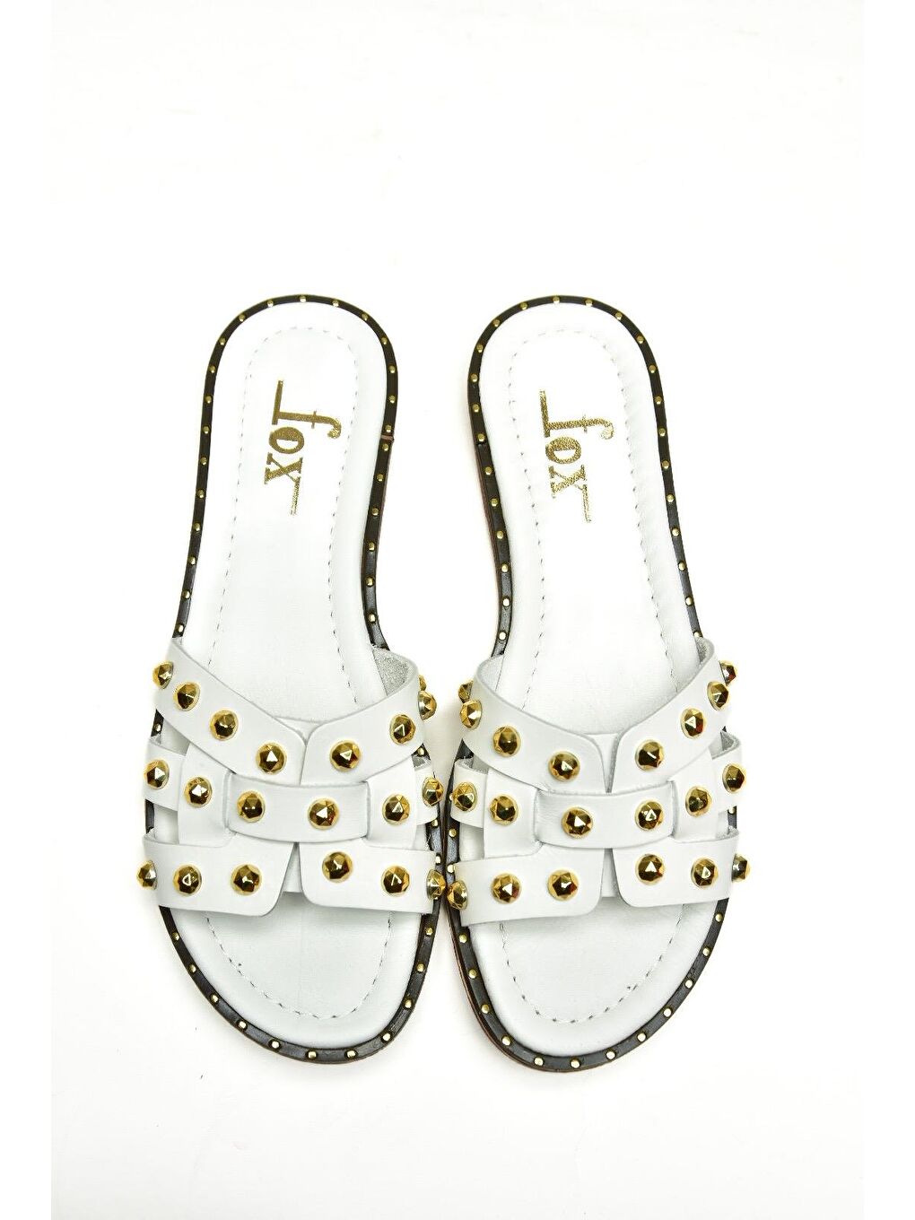 U2911000 Beyaz Kadın Terlik-2