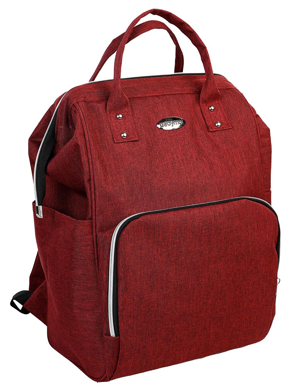 Linen Anne Bebek Bakım Sırt Çantası Bordo-4