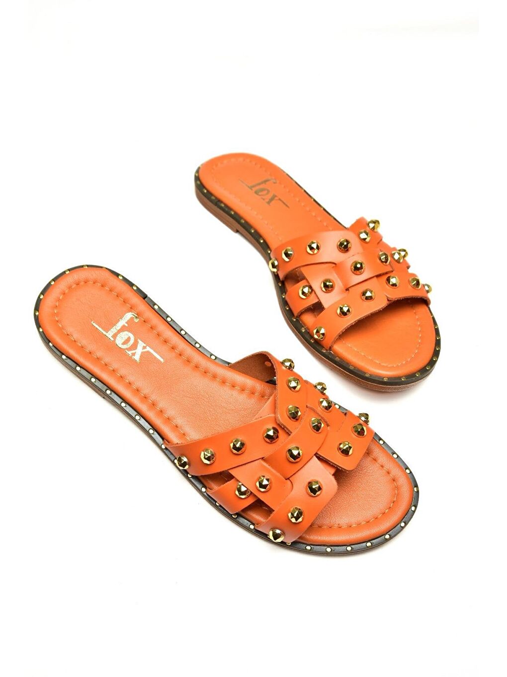 U2911000 Turuncu Kadın Terlik-2