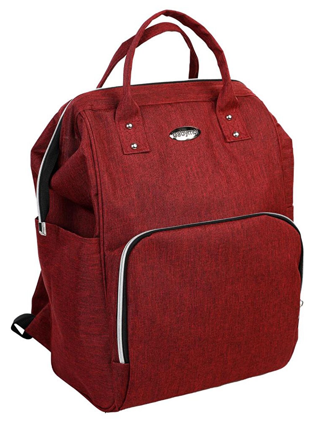 Linen Anne Bebek Bakım Sırt Çantası Bordo-8