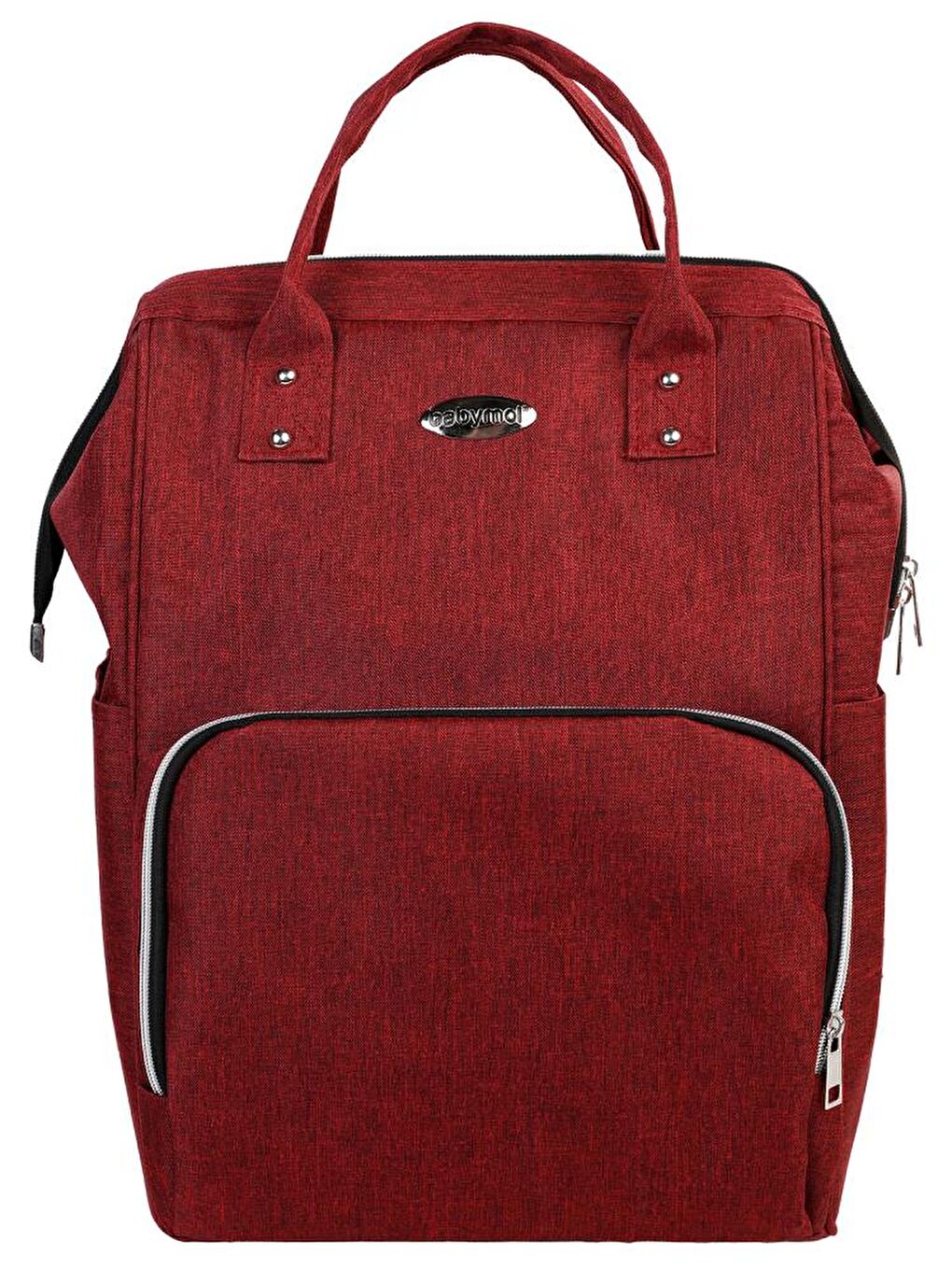 Linen Anne Bebek Bakım Sırt Çantası Bordo-9