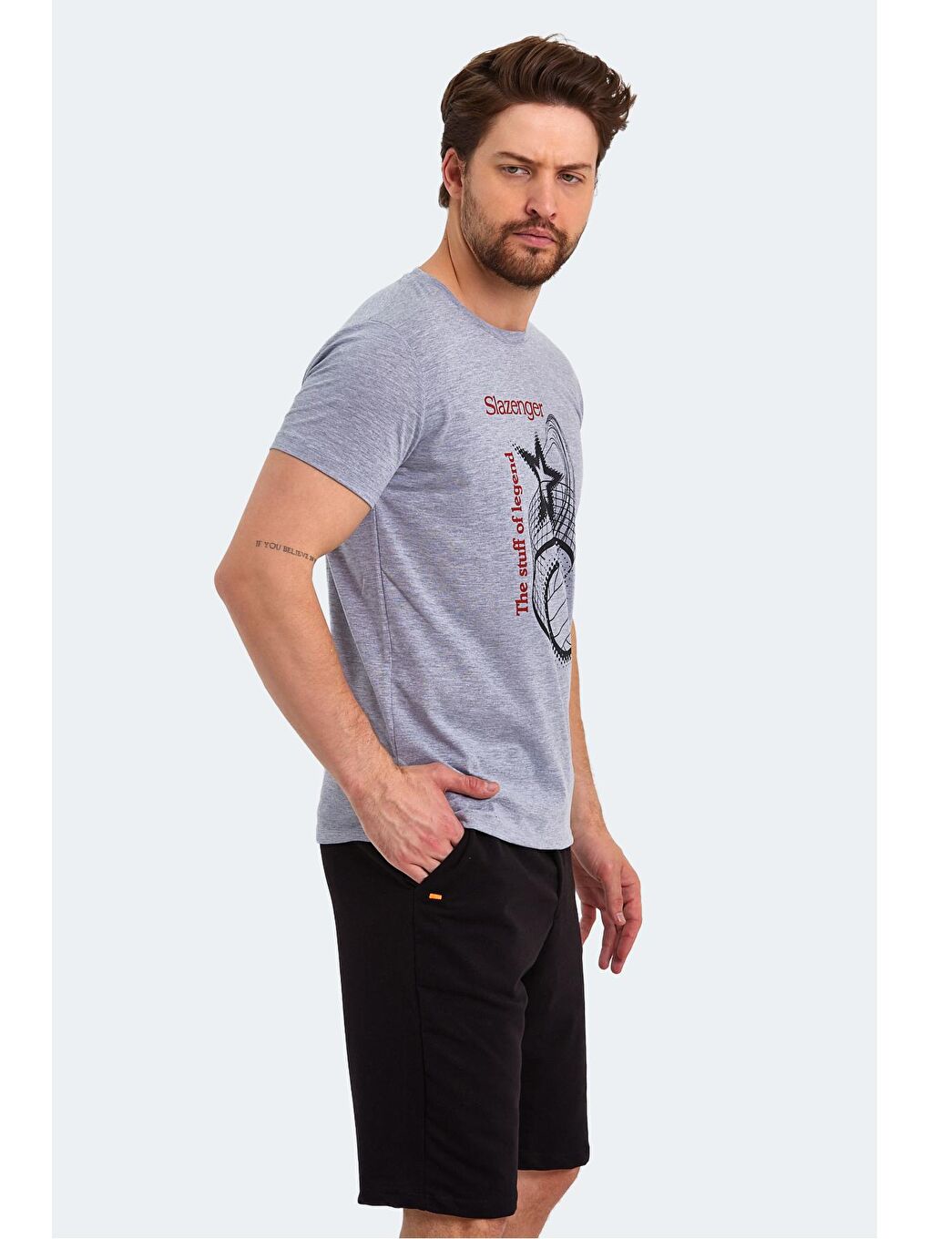 KARNEN Erkek Tişört Gri-2