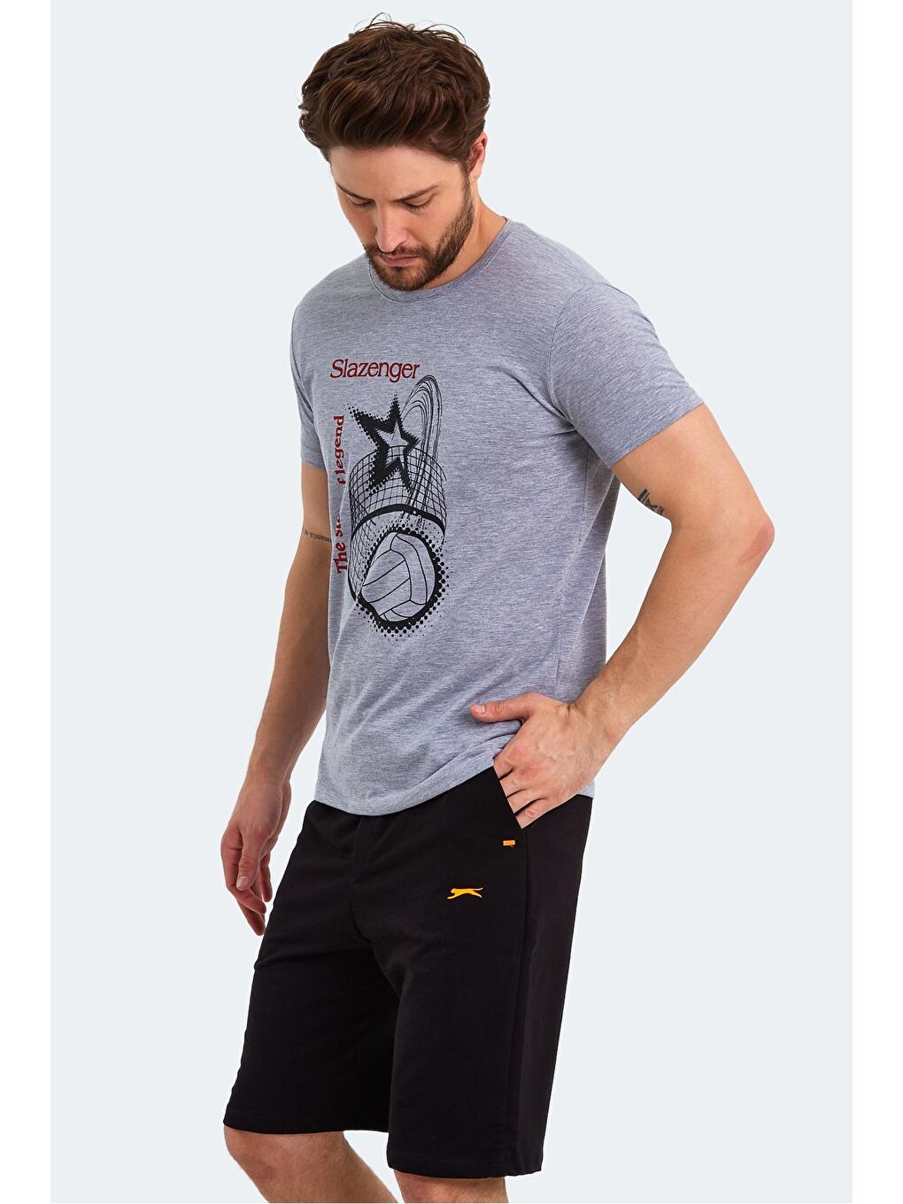 KARNEN Erkek Tişört Gri-3