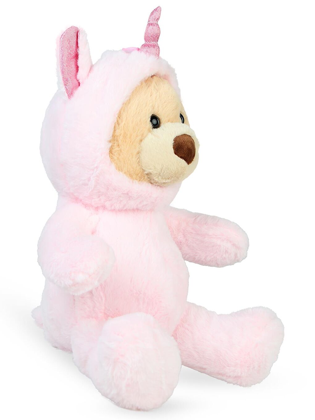 Boynuzlu Ayı 40 Cm - Pembe-1